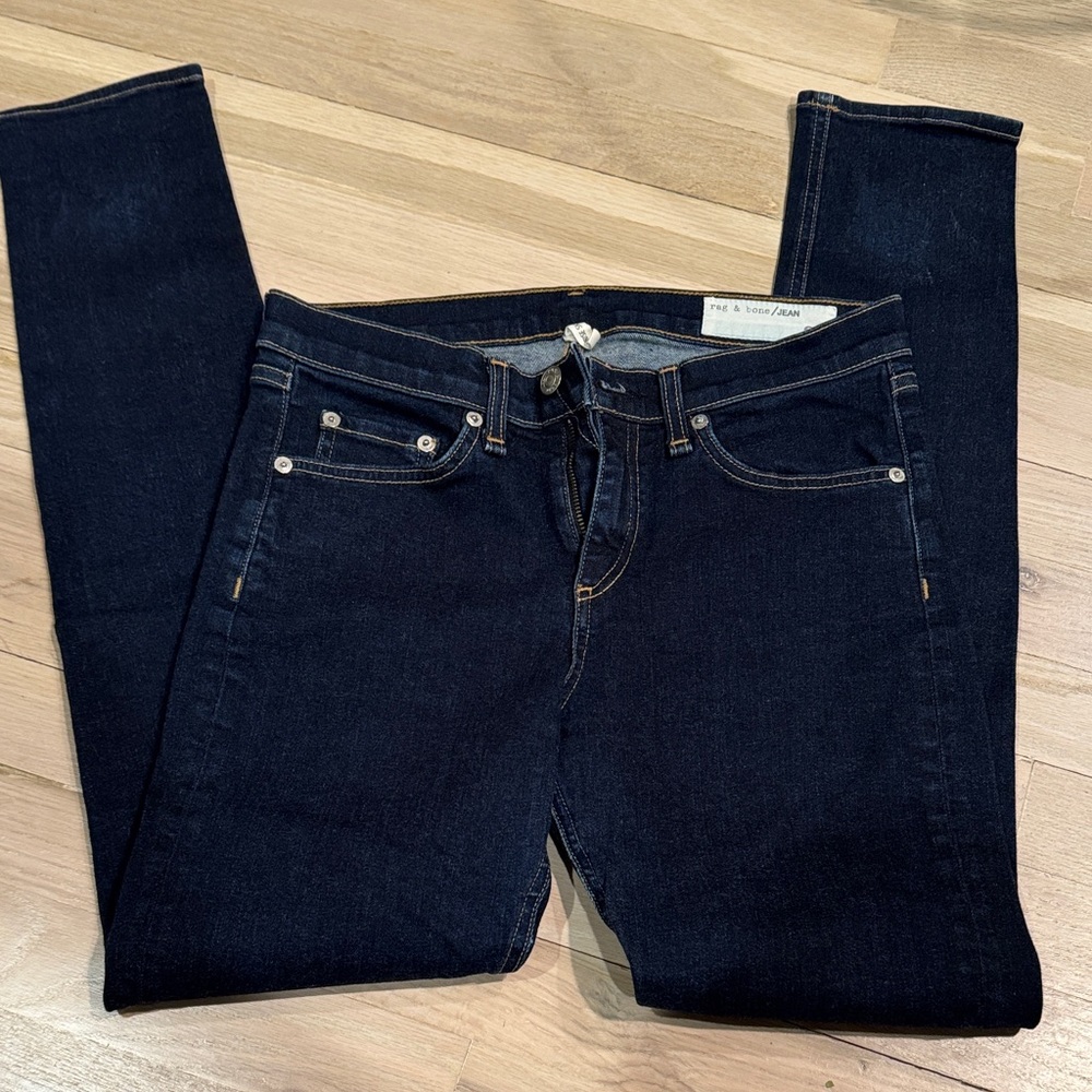 rag & bone Midnight Blue Skinny Jeans